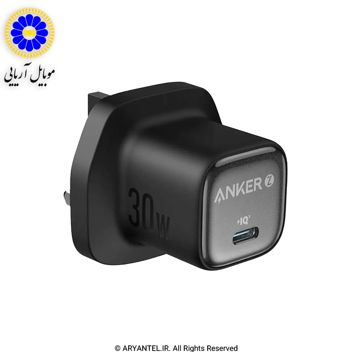 Zolo GaN Compact Charger UK A2698 شارژر دیواری 30 وات انکر مدل Zolo GaN Compact Charger UK – مدل A2698 - Image 1